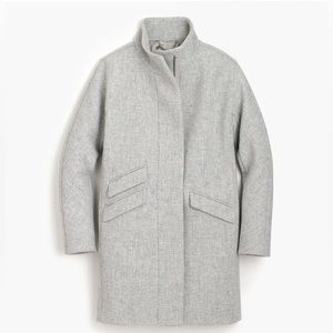 J.Crew Cocoon Coat in Heather Dusk- 4 Petite